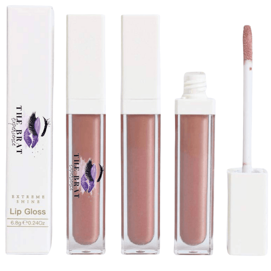 Nude lipgloss, nonsticky lipstick , with a creamy touch yet long lasting touch.